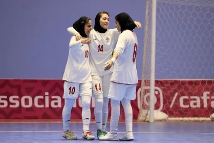 برد پرگل دختران فوتسال ایران مقابل ازبکستان