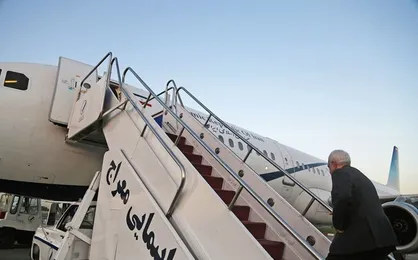 وزیر امور خارجه، تهران را به مقصد مسکو ترک کرد
