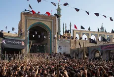 مراسم قالی‌شویان مشهد اردهال کاشان؛ آیینی در سوگ حضرت سلطانعلی(ع)+فیلم