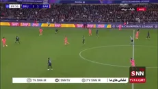 گل چهارم کلوب بروژ به بارسلونا که توسط داور مردود اعلام شد