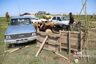 روستای آق قلا در چهارمین روز جاری شدن سیل