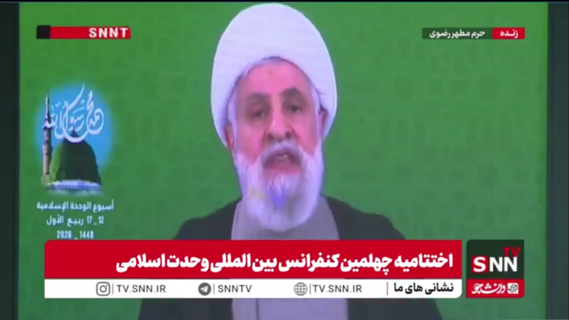 دبیرکل حزب الله لبنان: به فلسطین باید در برابر آمریکا و اسرائیل با سلاح و پول و خون کمک شود؛ این همان وحدت حقیقی است