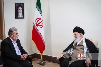 دیدار رهبر معظم انقلاب با دبیر کل جنبش جهاد اسلامی فلسطین