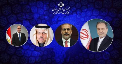 گفت&zwnj;و&zwnj;گو&zwnj;های تلفنی وزیر امور خارجه ایران با وزرای خارجه ترکیه، مصر و عربستان سعودی
