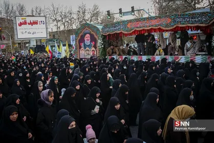 استقبال از شش شهید گمنام دفاع مقدس در بجنورد