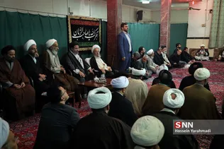عزاداری سالروز شهادت امام عسکری(ع) در بیت  آیت الله العظمی مکارم شیرازی