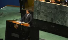 نخست وزیر عراق: ثبات بین‌المللی از طریق همکاری‌ها ایجاد می‌شود، نه با جنگ / باید راه‌حلی عادلانه برای مسئله فلسطین بنا نهاده شود+فیلم