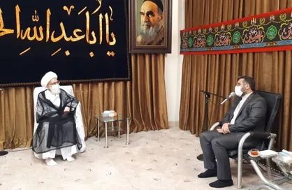 دیدار وزیر فرهنگ با آیت الله نوری همدانی در قم