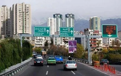 تعریض و اصلاح هندسی در بزرگراه مدرس