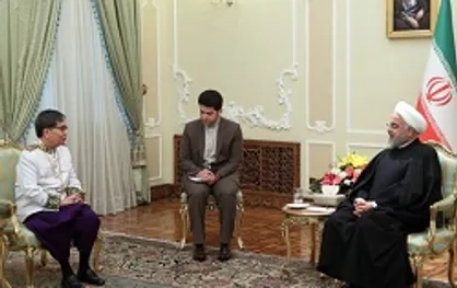 روحانی: تهران از گسترش روابط با پنوم پن استقبال می&zwnj;کند