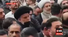 ببینید| حضور مقتدی صدر در میان عزاداران رهبر شهید حضرت امام خامنه‌ای در نجف اشرف