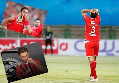 خشم هواداران پرسپولیس از بوسه دلاری شجاع