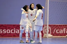 برد پرگل دختران فوتسال ایران مقابل ازبکستان