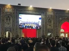 حال و هوای زائران حرم امام رضا در شب رحلت رسول اکرم (ص) و شهادت امام حسن مجتبی (ع)