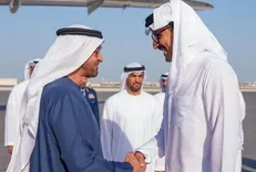 سفر رئیس دولت امارات به دوحه