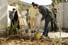 جهادگران همدانی در پویش درختیاری ۲۴۰۰ نهال مثمر کاشتند + فیلم
