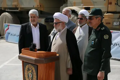 بازدید رئیس سازمان قضائی نیروهای مسلح کشور از سامانه پدافند هوائی باور 373