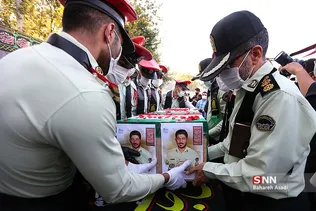 مراسم تشییع پیکر شهید حامد ضابط