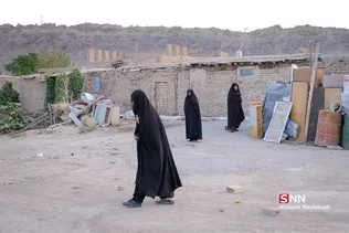 عزاداری ساده در منطقه محروم حلبی آباد قم