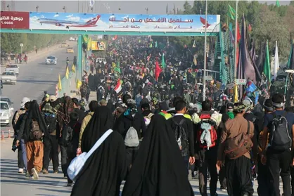 کمبود آب آشامیدنی و خوراک در مواکب وجود ندارد