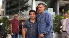 استوری علی دایی و خداداد عزیزی برای مهرداد میناوند+عکس