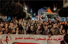 تظاهرات گسترده در مراکش در اعتراض به حملات غزه و عادی‌سازی روابط با رژیم صهیونیستی