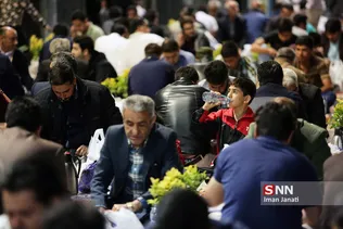 ضیافت افطار در حرم مطهر رضوی