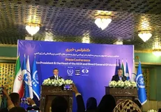گروسی: پیشنهادی برای ادامه همکاری به ایران ارائه دادم / اسلامی: گفتگوهای رو به جلو و سازنده‌ای داشتیم + فیلم