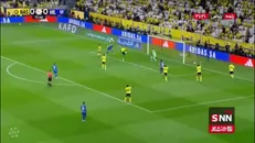 گل آفساید الهلال به النصر با ضربه سر کریم بنزما