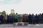 آیین تشییع و تدفین شهید گمنام در دانشگاه خوارزمی