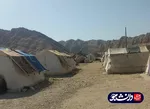 چادرنشینی اهالی خرسدر پلدختر