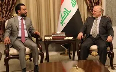 دیدار «محمد الحلبوسی» با العبادی و سید عمار حکیم
