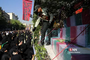 تشییع پیکر ۱۳۵ شهید گمنام دفاع مقدس