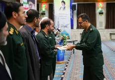 آیین پایانی چهل و دومین مسابقات سراسری قرآن کریم نیروی زمینی سپاه برگزار شد