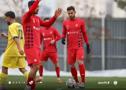 برتری پرسپولیس برابر عقاب در دیدار تدارکاتی