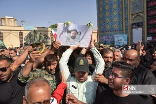 تشییع پیکر مطهر شهید «رضا زارع‌ مویدی» شهید مدافع امنیت در شیراز