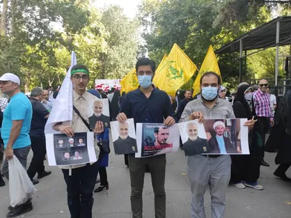 حمایت از رهبر جنبش اتحاد مسلمانان جمهوری آذربایجان در دانشگاه تهران