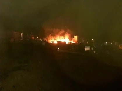تعدادی از کانکس&zwnj;های زلزله&zwnj;زدگان دچار آتش&zwnj;سوزی شد