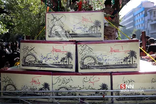 تشییع پیکر 135 شهید گمنام