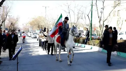 رژه موتوری و خودرویی در چهارمحال و بختیاری برگزار شد+ فیلم