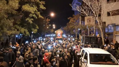 برگزاری تشییع دو شهید دفاع مقدس در اراک