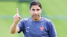 وحید هاشمیان با جدیت در تمرین پرسپولیس