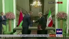 هشت تفاهم‌نامه میان ایران و بلاروس توسط روسای جمهور و وزرای دو کشور در مجموعه سعدآباد تهران به امضا رسید
