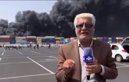 صدای چندین انفجار دیگر از بندر شهید رجایی به گوش میرسد