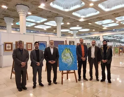 &laquo;أَحْسَنَ&rlm; الْحَسَن&raquo; با حضور مدیرکل هنر&zwnj;های تجسمی رونمایی شد