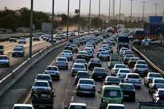 ترافیک صبحگاهی در غرب به شرق محورهای پایتخت