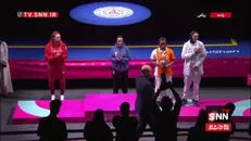شهربانو منصوریان در وزن ۷۰ کیلوگرم به مدال برنز رسید