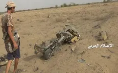 سرنگونی پهپاد ائتلاف سعودی در الحدیده