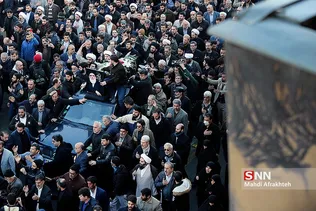 مراسم تشییع پیکر آیت‌الله سیدمحمود هاشمی شاهرودی