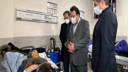 ۱۲ دانش آموز کرمانشاهی از بیمارستان طالقانی ترخیص شدند